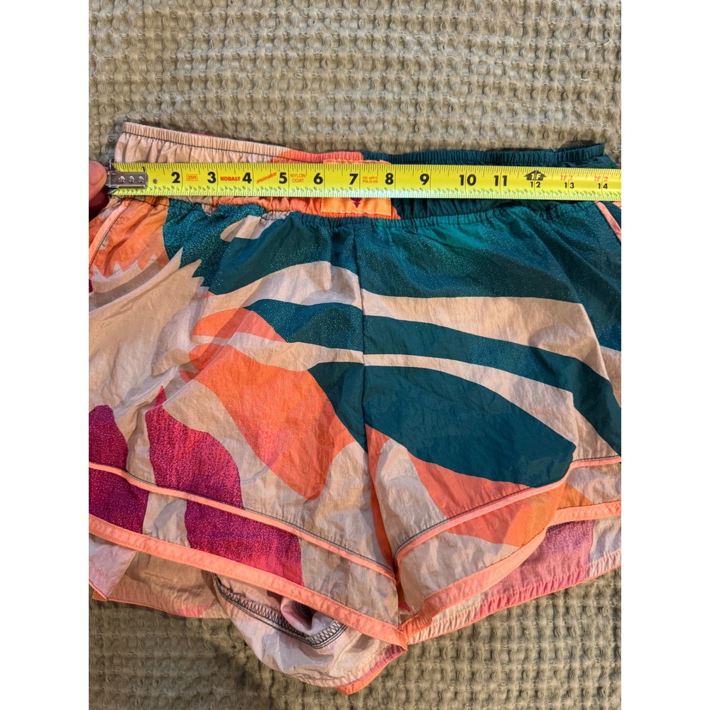 FP Movement The Way Home Shorts Womens Medium Abstract Tropical Print Running. - Picture 8 of 10